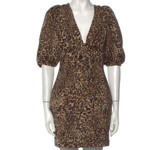 Ronny Kobo - Animal Print Mini Dress - Sz M